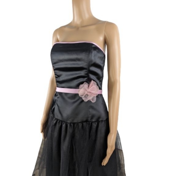 Gunne Sax Jessica McClintock Strapless Dress 7 - Picture 4 of 10